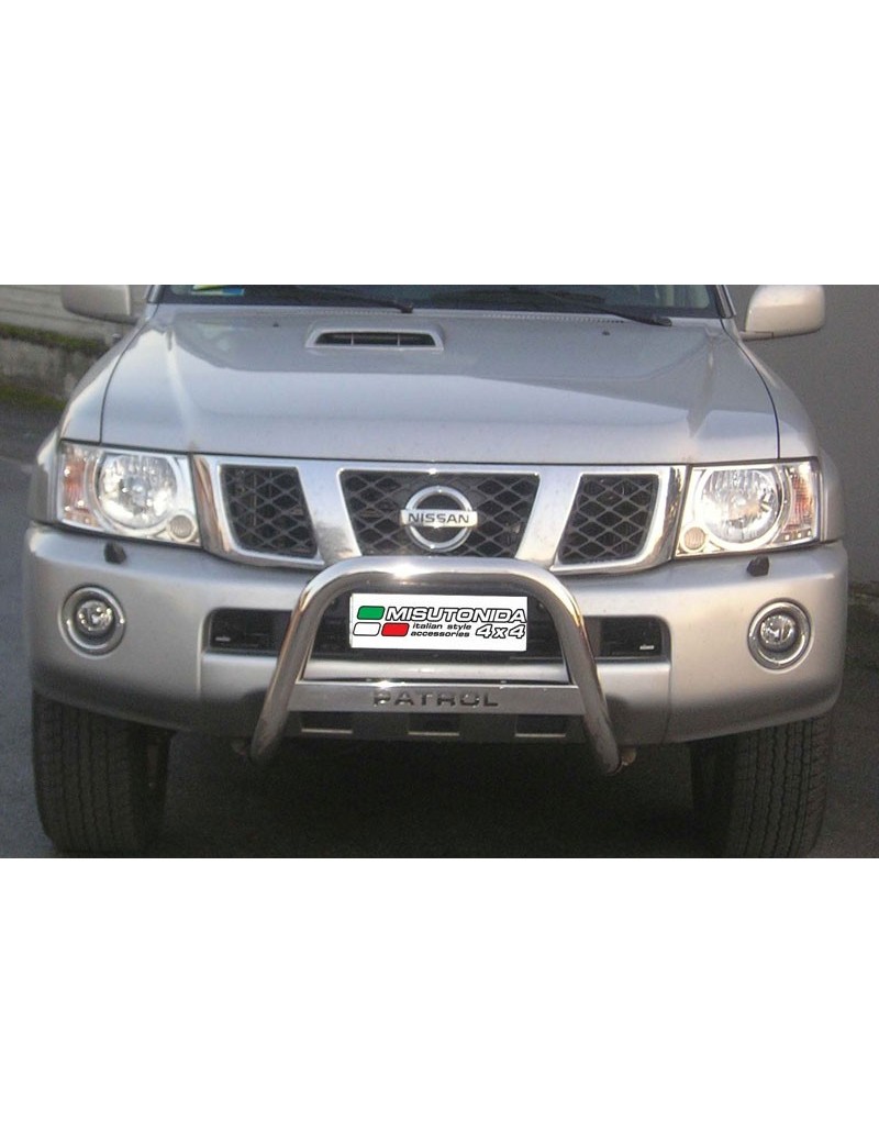 Pare-buffle avant homologué Nissan Patrol GR Y61 1998-2008