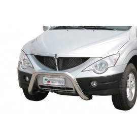 Pare buffle acier 76 mm homologué Ssangyong Actyon Sports