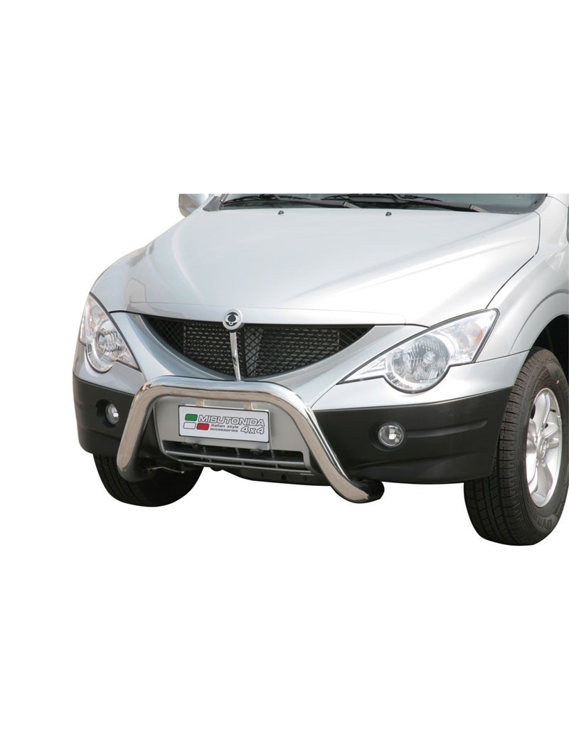 Pare buffle acier 76 mm homologué Ssangyong Actyon Sports