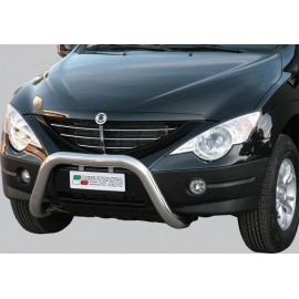 Pare buffle acier 76 mm homologué Ssangyong Actyon 2006-2008