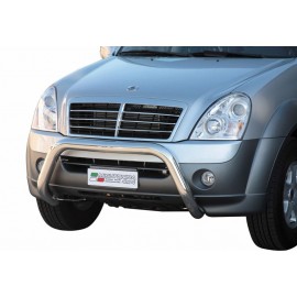 Pare buffle acier 76 mm homologué Ssangyong Rexton 2