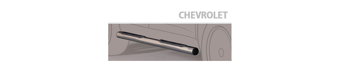 Tous les modèles de marche pieds tubulaires Chevrolet 4x4