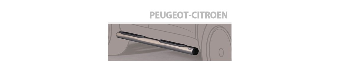 Tous les modèles de marche pieds tubulaires Peugeot Citroen 4x4