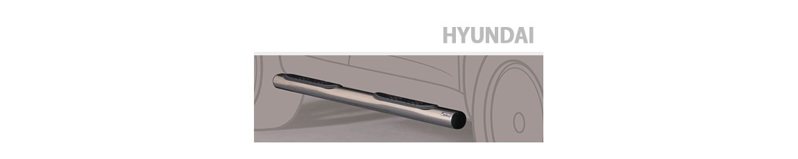 Tous les modèles de marche pieds tubulaires 4X4 Hyundai