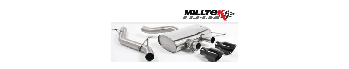 Echappements sport Inox Milltek pour tous 4x4 et Suv