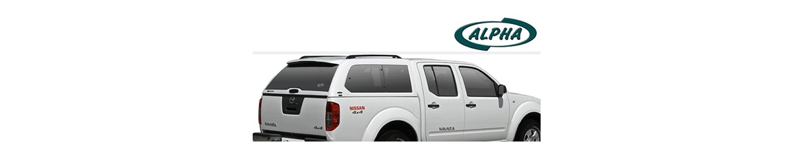 Hardtops Alpha pour tous 4x4 pickup ford mazda nissan mitsubishi toyota