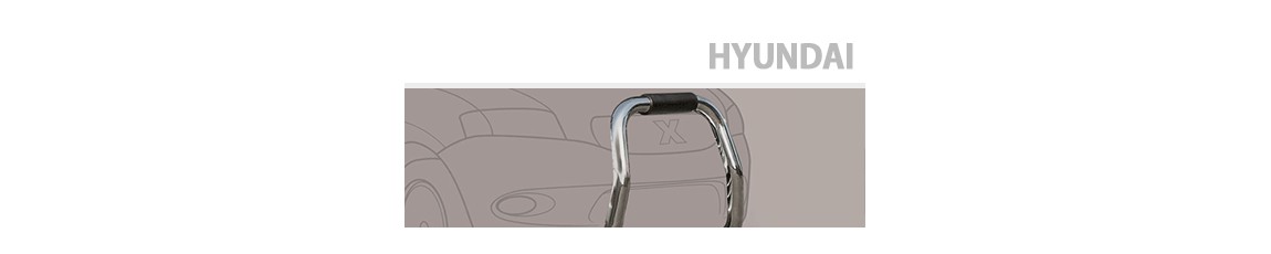 Pare-buffle Medium Bar Hauteur capot pour tous 4x4 SUV Hyundai