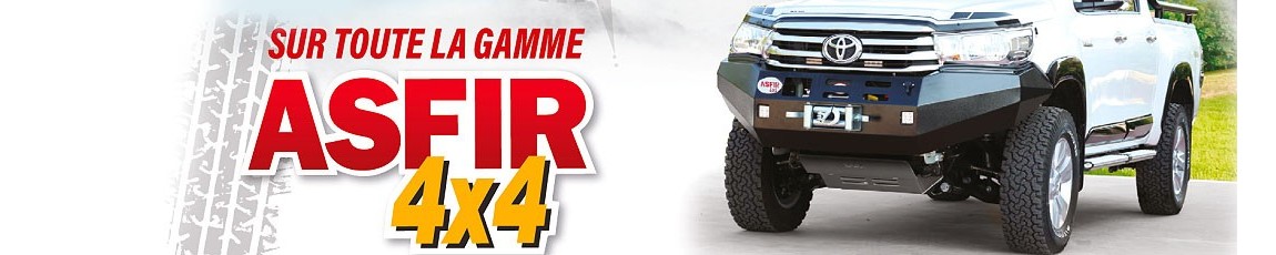 Tous les modèles de pare-chos Asfir pour tous véhicules 4x4